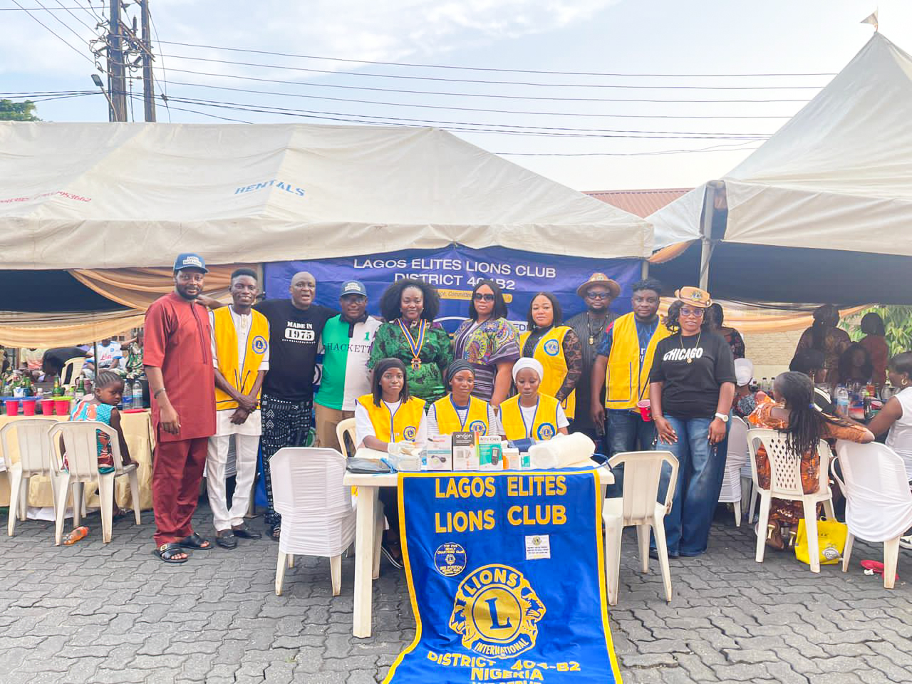 LAGOS ELITE LIONS CLUB RAISES THE BAR WITH IMPACTFUL DIABETES SCREENING IN OGBA
